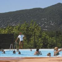 Castel Fizel, la piscine Castel Fizel, la piscine